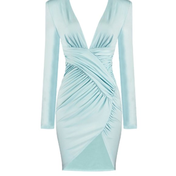 Deep V waist evening dress - Picture 6 of 9